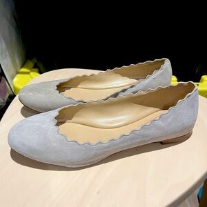 Chloé Lauren Scalloped Ballet Flats